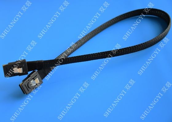चीन Computer Serial Attached SCSI SAS Cable SFF 8087 To SFF 8087 Tinned Cooper Conductor आपूर्तिकर्ता
