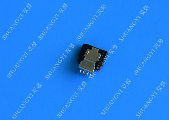 चीन Crimp Hard Disk Female SATA Connector SMT 6 Pin With Latch 1.27mm Pitch आपूर्तिकर्ता
