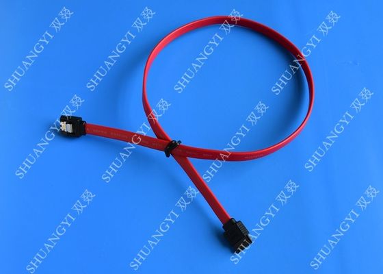 चीन HDD SATA III 6.0 Gbps Female To Female SATA Data Cable 7 Pin With Locking Latch आपूर्तिकर्ता