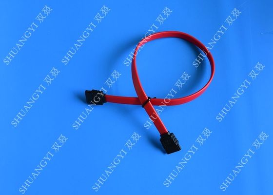 चीन Female To Female Serial ATA SATA Data Cable 7 Pin For Computer 300mm आपूर्तिकर्ता