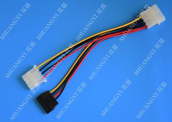 चीन Linear Splitter Extension Adapter Converter Cable With 4 Pin Molex Female Connector आपूर्तिकर्ता