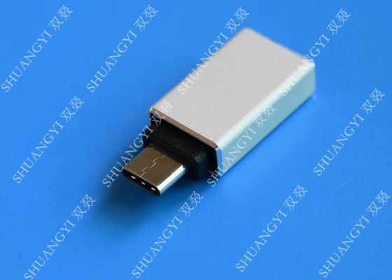 चीन Type C Male to USB 3.0 A Female Apple Micro USB White With Nickel Plated Connector आपूर्तिकर्ता
