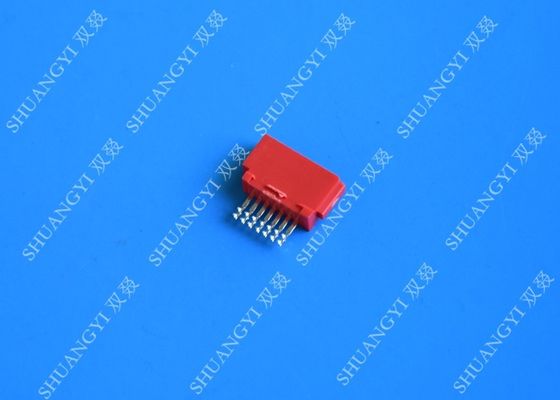 चीन Customized Red External SATA Connector Voltage 125Vac Female SMT 7 Pin आपूर्तिकर्ता