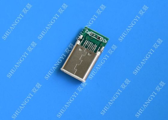 चीन Male Mobile Phone USB Connector Type C USB 3.1 With Copper Alloy Contact आपूर्तिकर्ता
