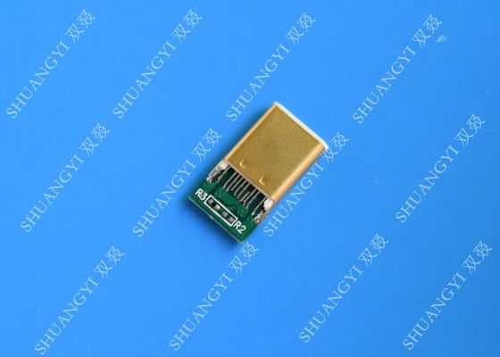 चीन Slim USB 3.1 Waterproof Micro USB Connector , SMT Type C Male Connector आपूर्तिकर्ता