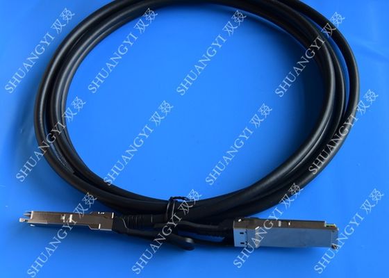 चीन 40Gb/S QSFP28 Direct - Attach Copper Serial Attached SCSI Cable For Switch 2 Meter आपूर्तिकर्ता