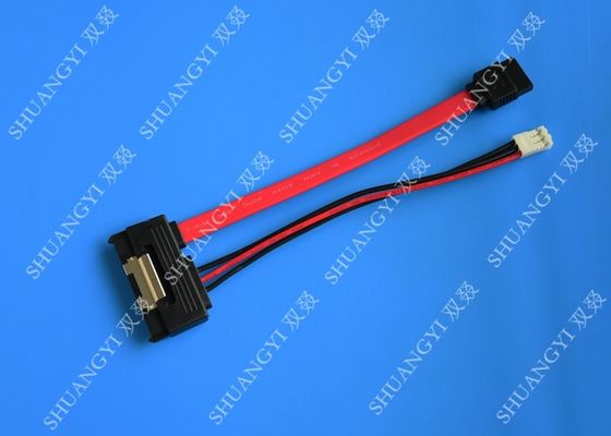 चीन Anti - Static Shielded SATA HDD Power Cable Male To Male Extension Lightweight आपूर्तिकर्ता