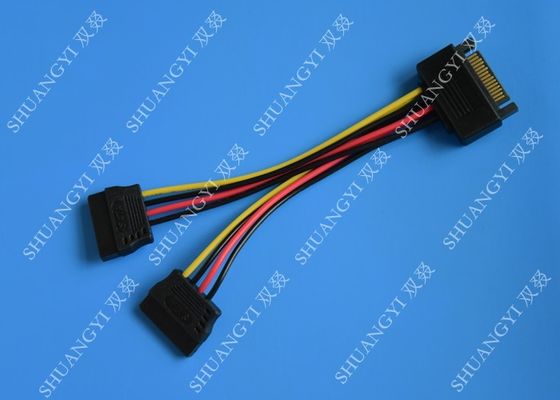 चीन SATA To Dual SATA Data Cable Splitter SSD HDD SATA Cable For Hard Drive आपूर्तिकर्ता