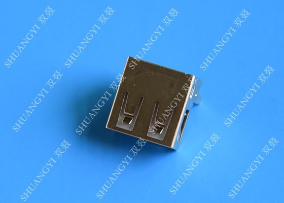 चीन Female Straight Pin USB Charging Connector With 30 MΩ Contact Resistance आपूर्तिकर्ता