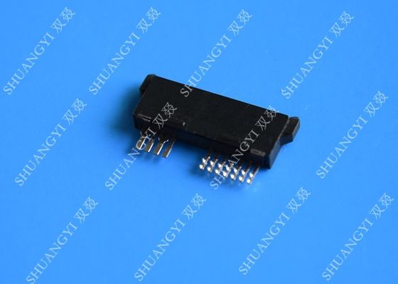 चीन Female 13 Pin Black SATA Data Connector , 1.0A Vertical Mini SATA PCB Connector आपूर्तिकर्ता