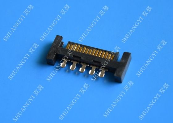 चीन PCB Slimline SATA Connector Voltage 125V AC Small Footprint Design आपूर्तिकर्ता